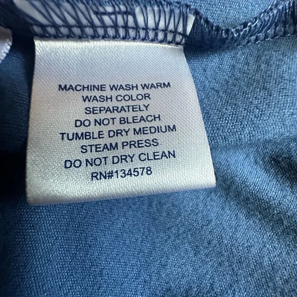 Vineyard Vines•performance vest•men’s medium•blue•ball cord drawstring•polyester - Picture 5 of 12